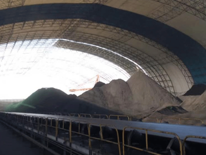 双辽煤棚料仓网架